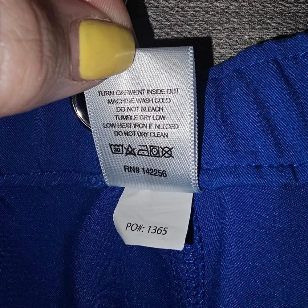 Mens Figs Cairo Cargo Technical Collection Blue Scrub Bottoms Sz XL